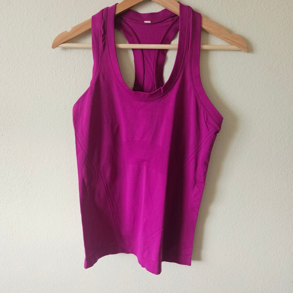 Lululemon Swiftly Tech Racerback Tank Top Vivid Plum / Vivid Plum Medium